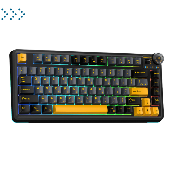 Клавиатуры AULA AU75 Black-Dark Blue-Orange